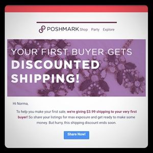 $3.99 shipping to my FIRST customer!!